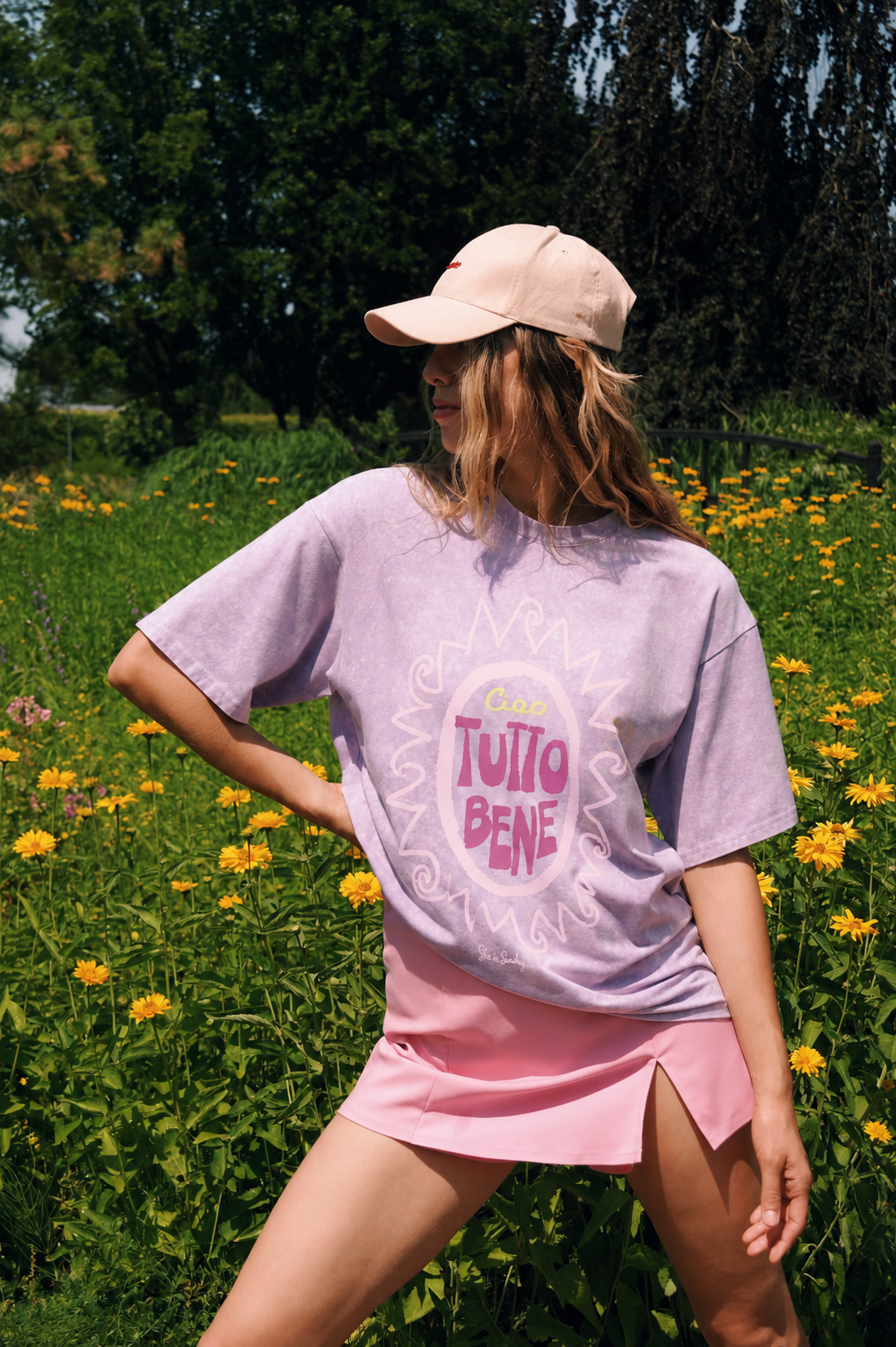 T-SHIRT TUTTO BENE LILIOWY VINTAGE