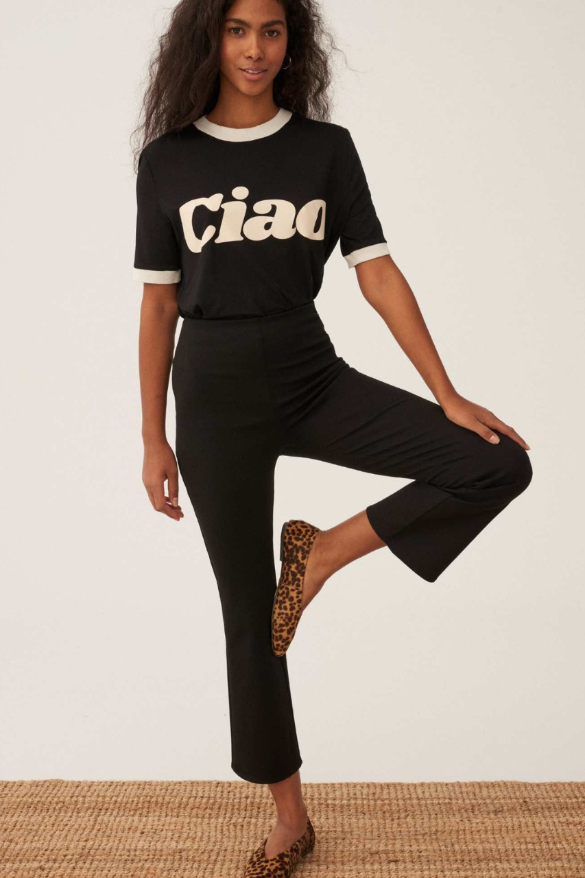 T-SHIRT HELLO BLACK