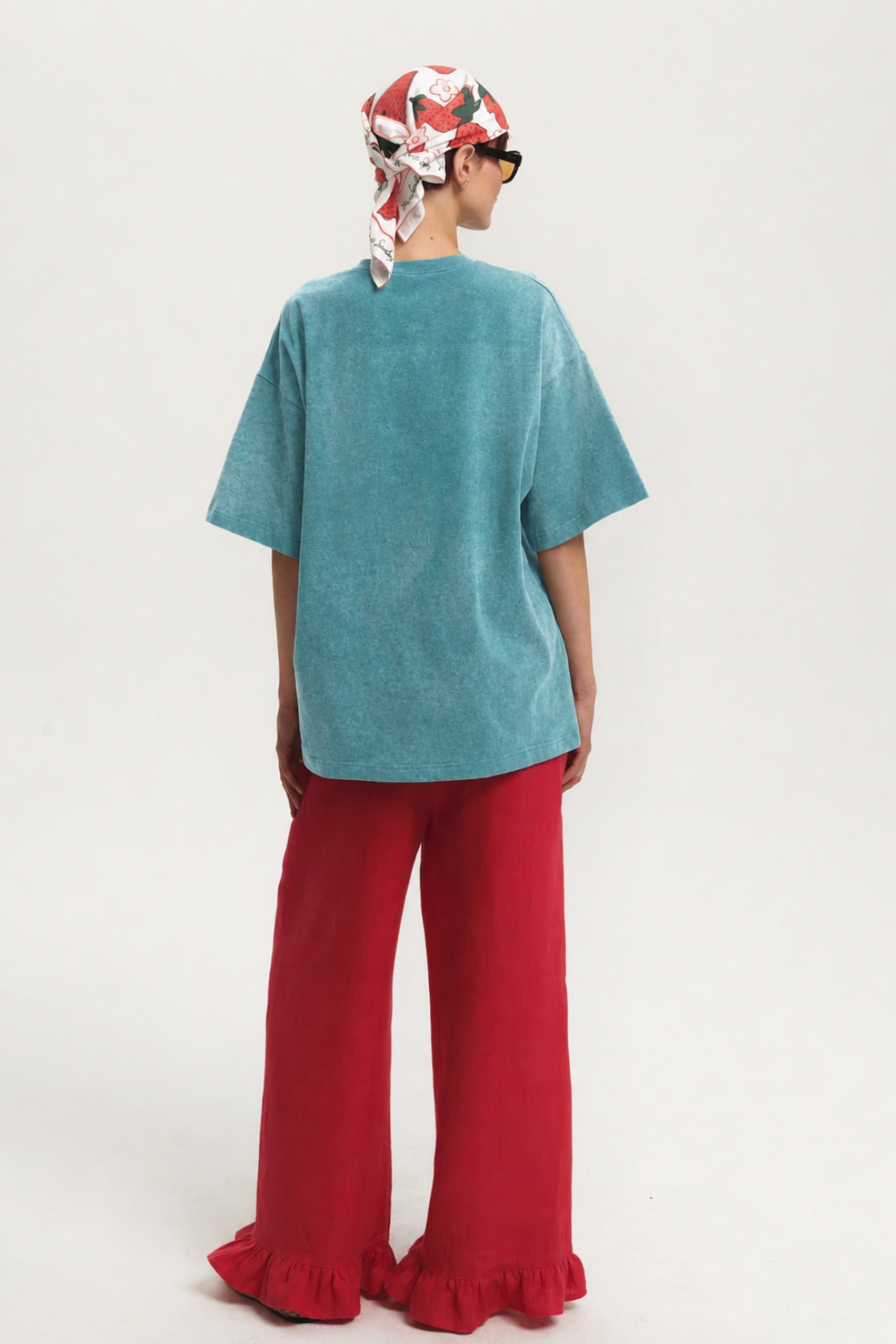 T-SHIRT FRAGOLA VINTAGE ZIELONY