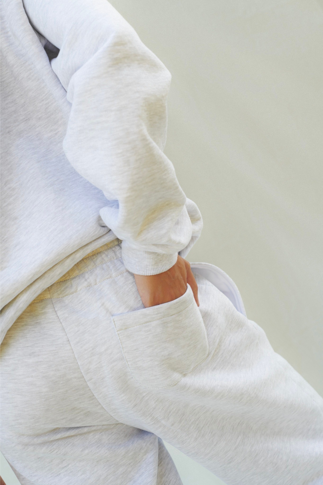 SIS Gray Melange Sweatpants