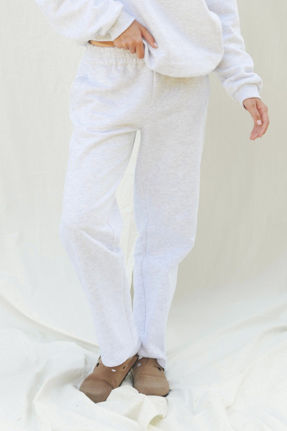 SIS Gray Melange Sweatpants