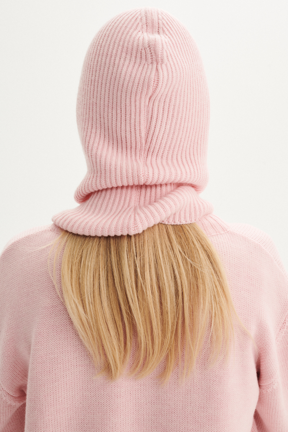 Pink Merino Balaclava