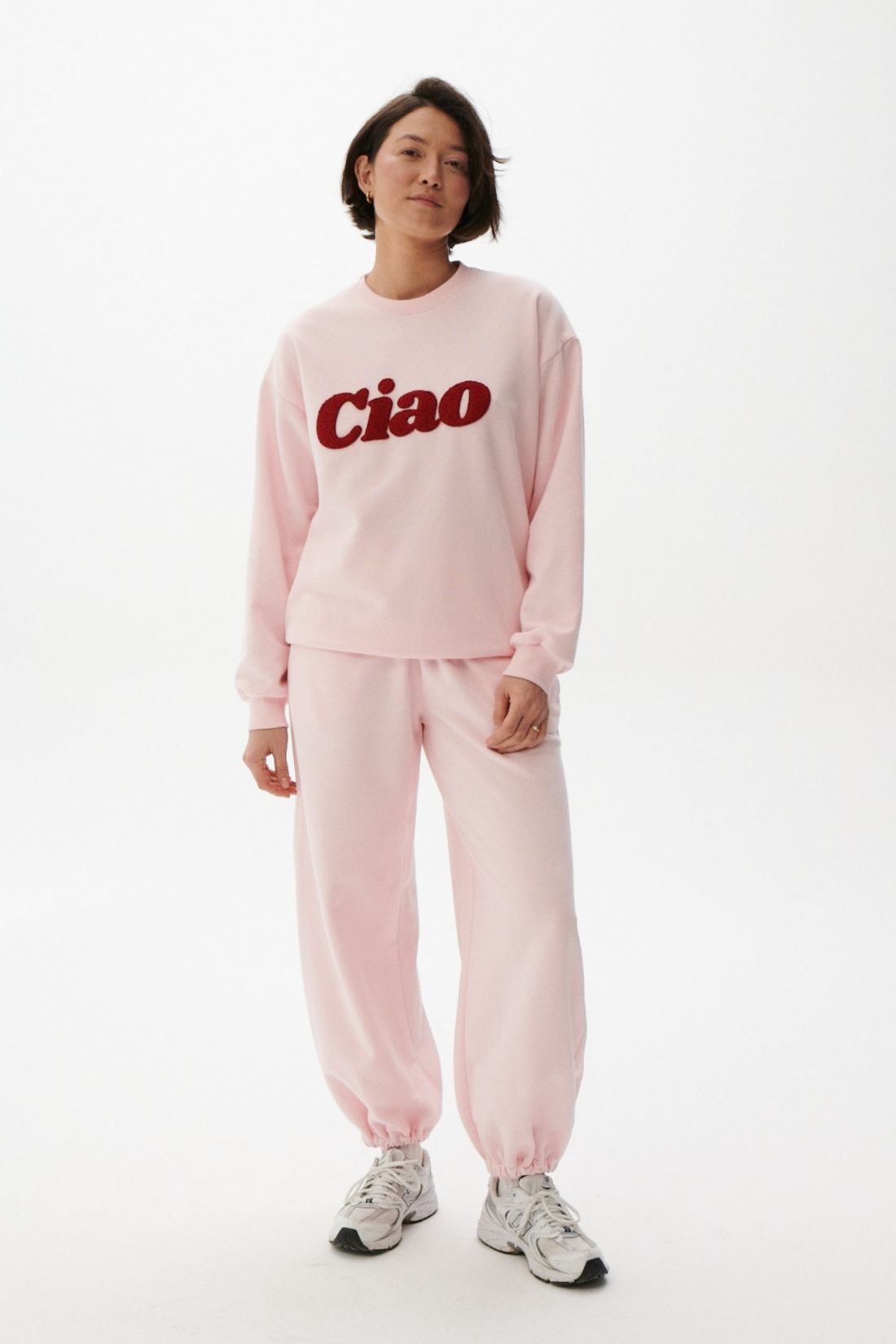 CIAO SPRING VIBES PINK SWEATSHIRT