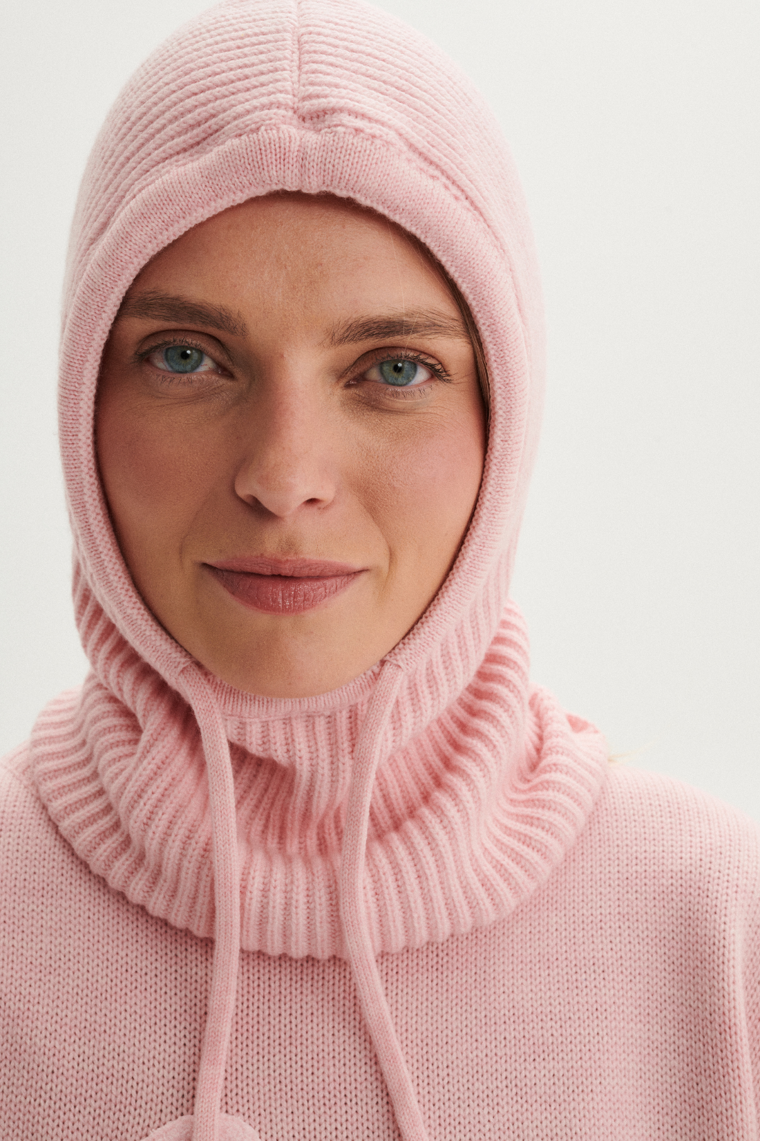 Pink Merino Balaclava