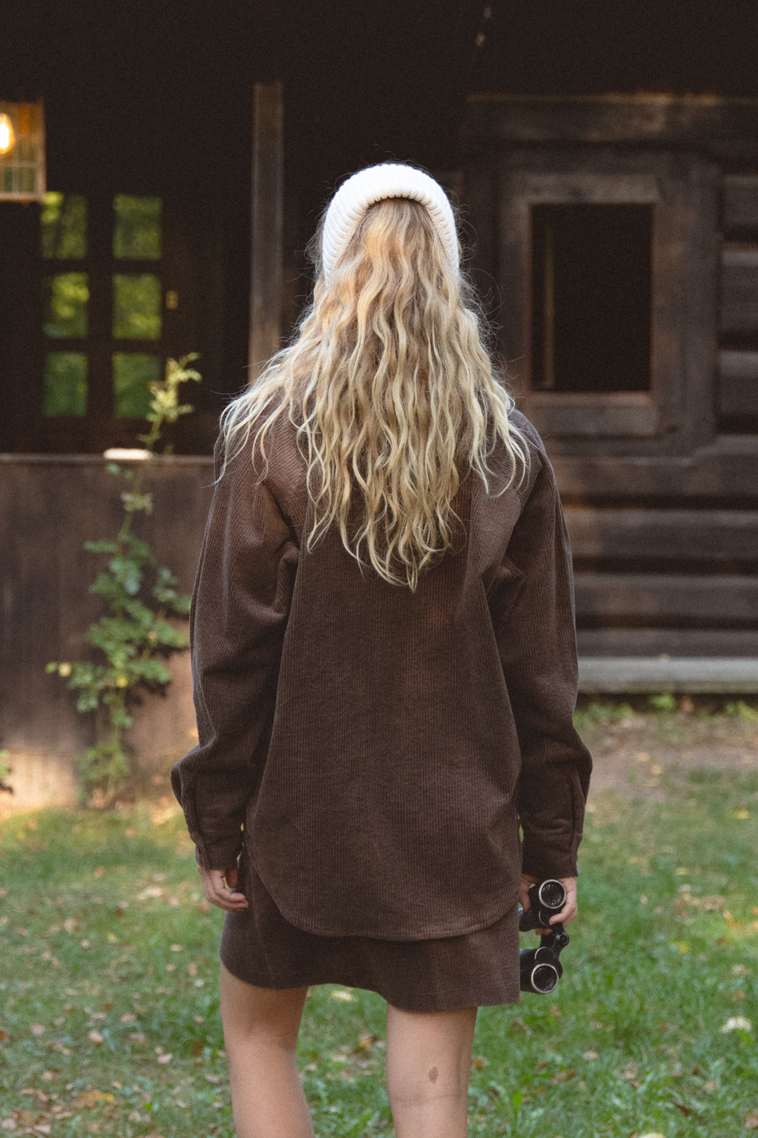 NORA CORDUROY JACKET BROWN
