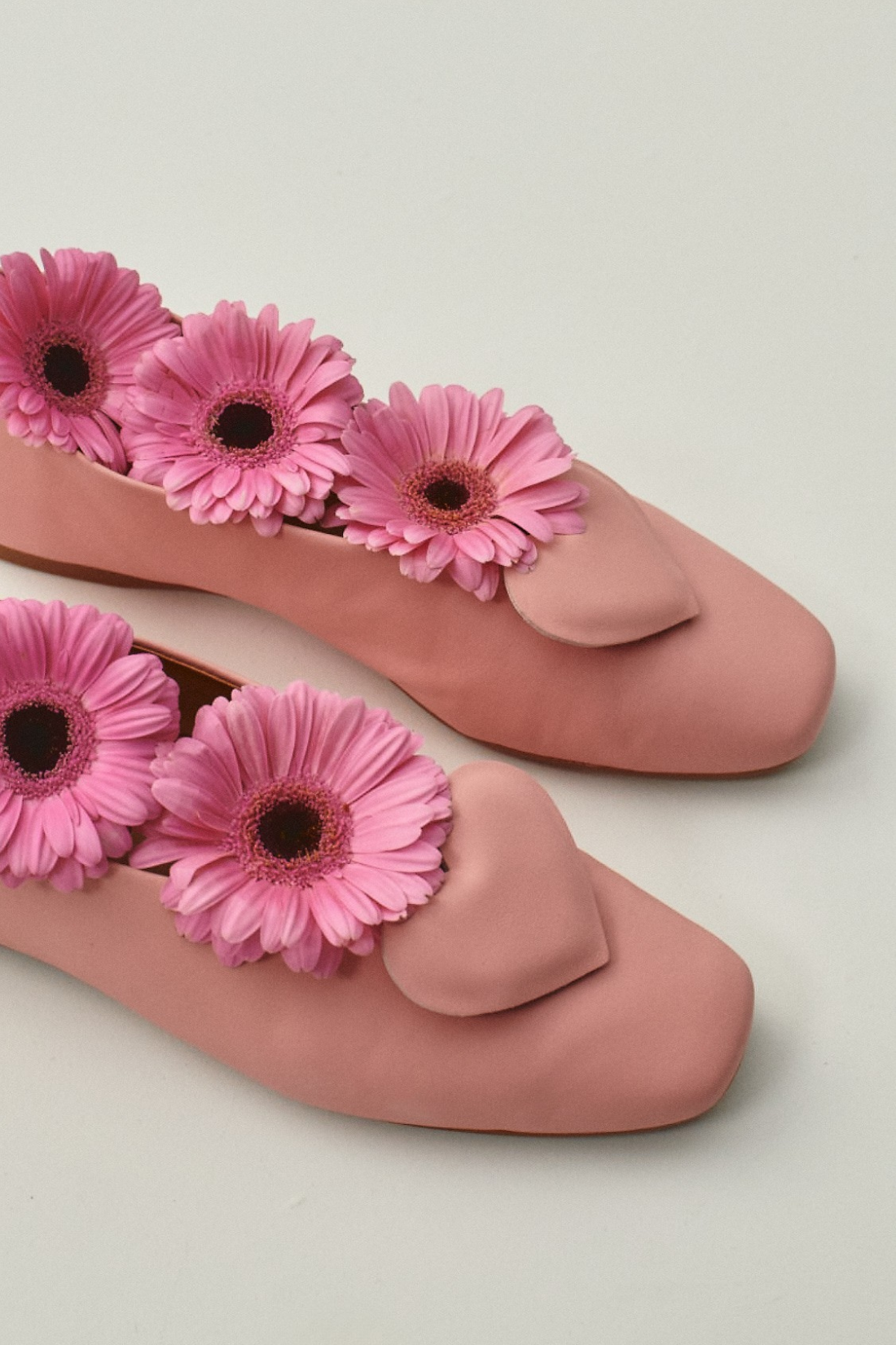PINK AMOR BALLET FLATS
