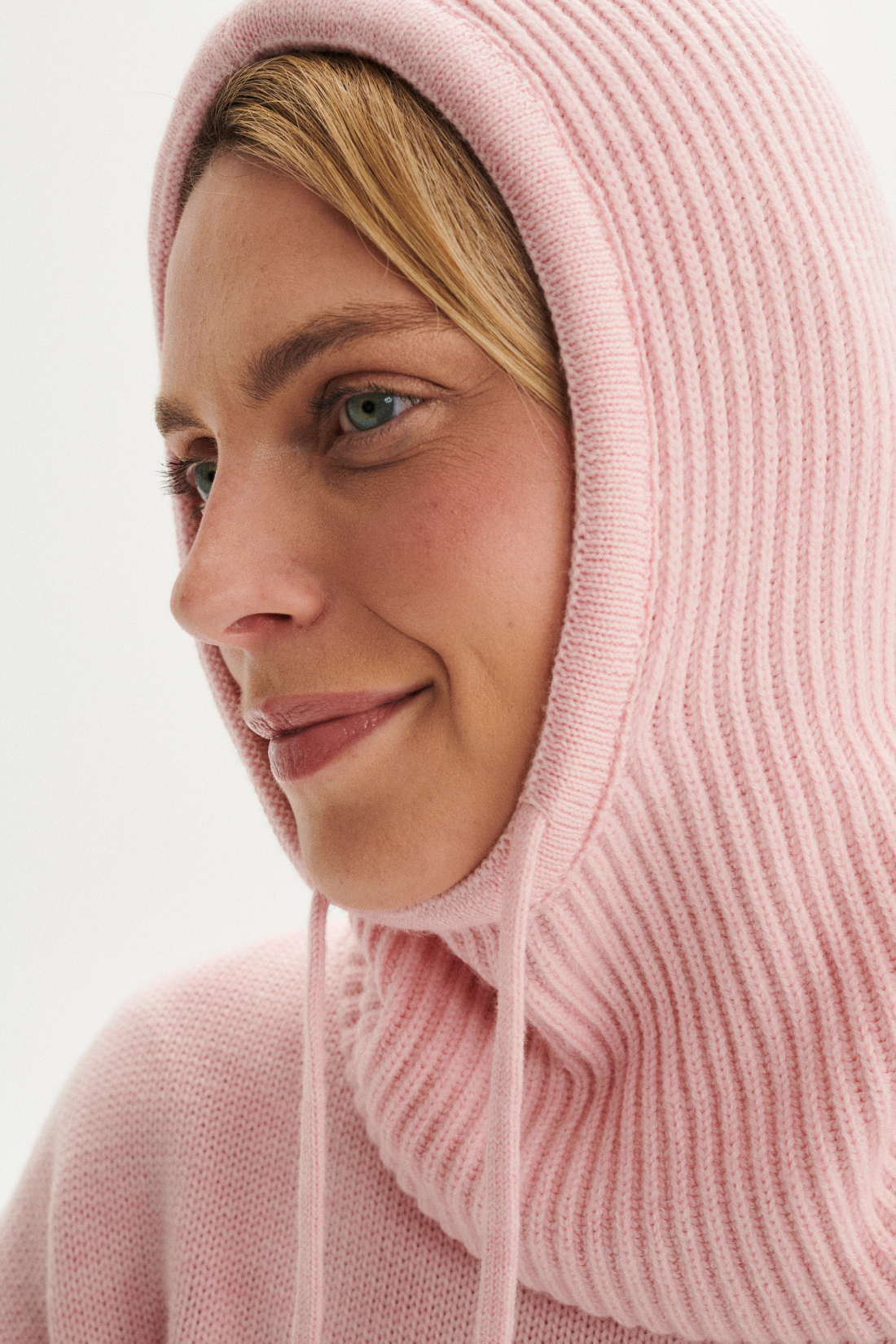Pink Merino Balaclava