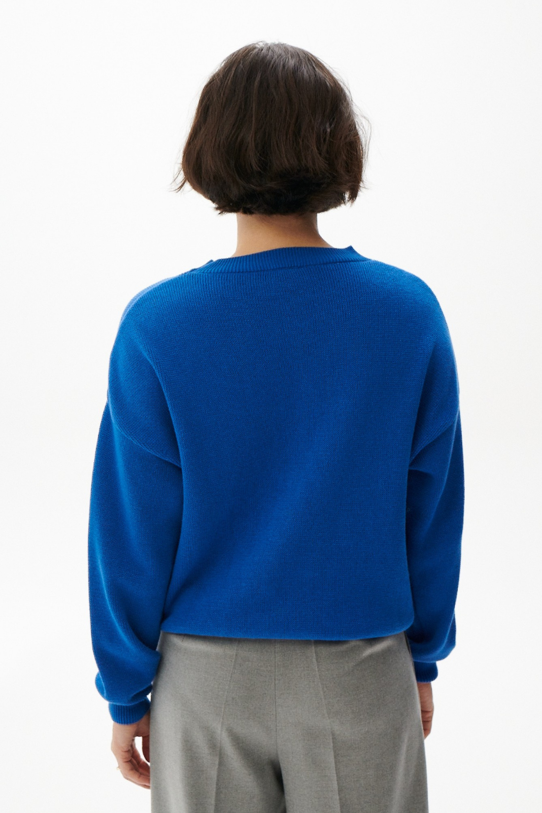 SADIE COBALT SWEATER MADE OF ORGANIC COTTON