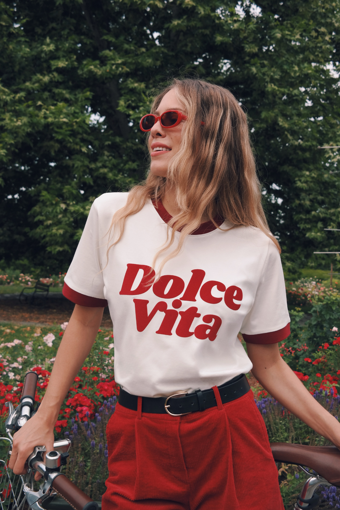 T-SHIRT DOLCE VITA BIAŁY