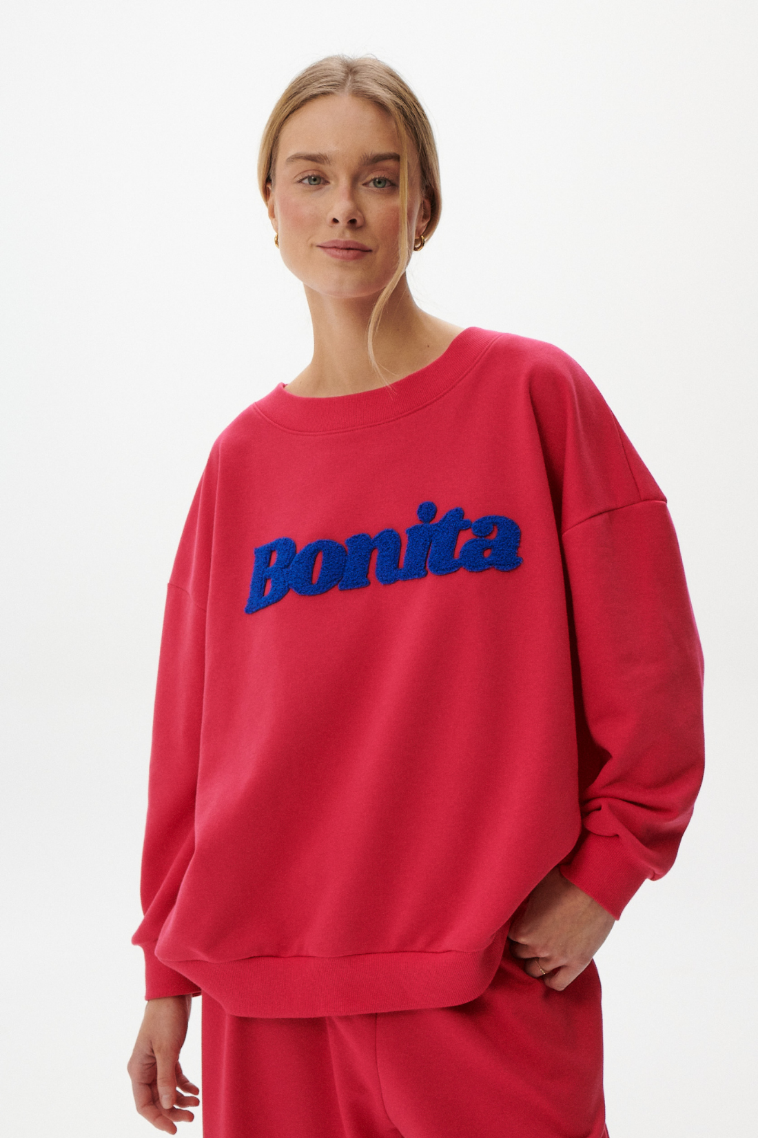 BONITA RASPBERRY SWEATSHIRT