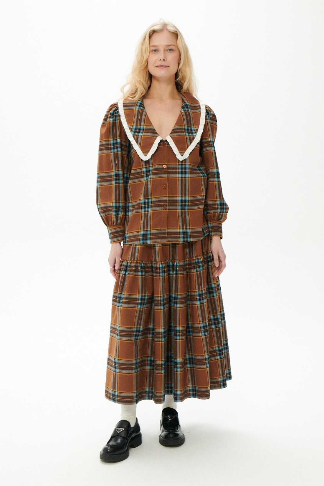 SUNDAY ARCHIVE BROWN SKIRT
