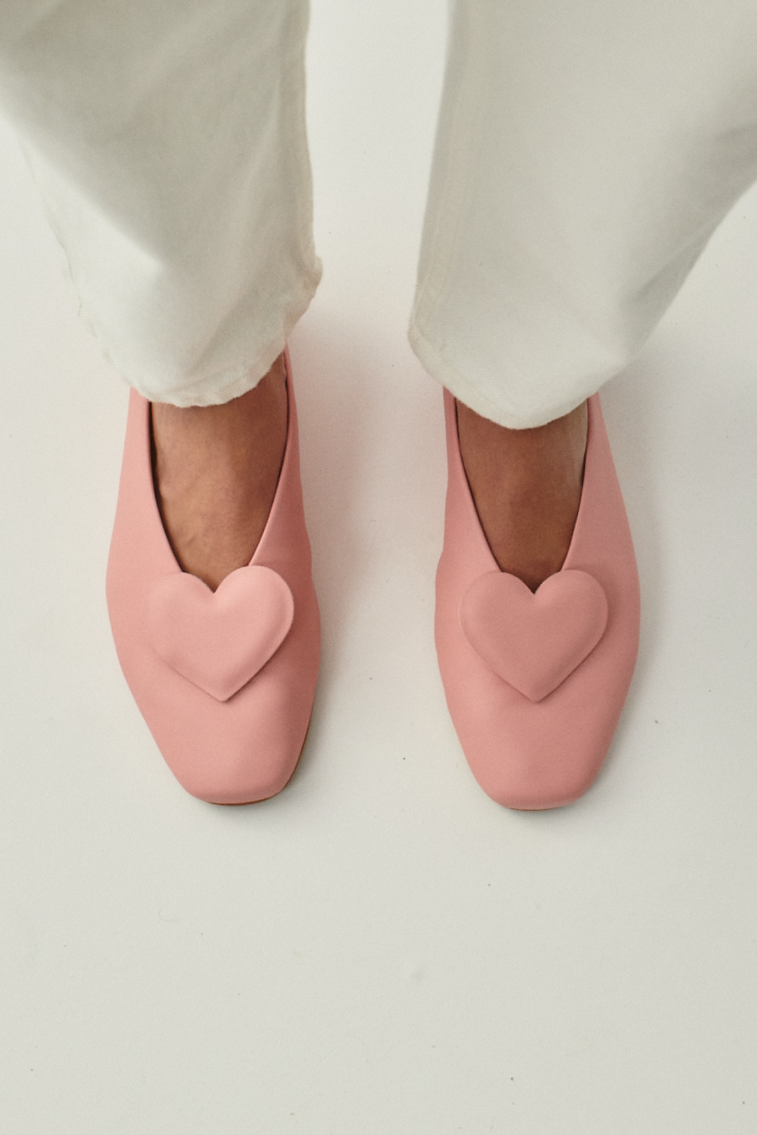 PINK AMOR BALLET FLATS