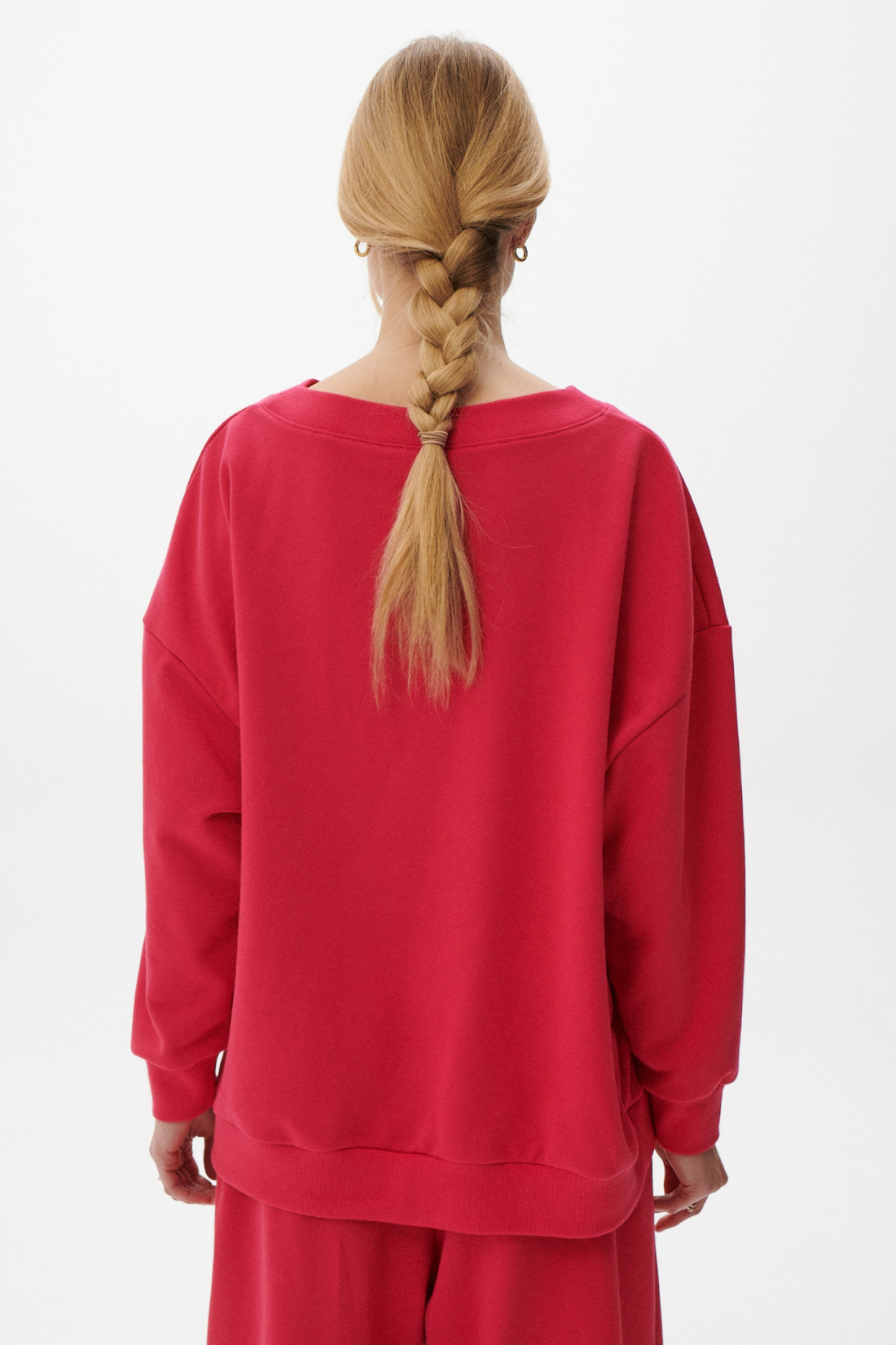 BONITA RASPBERRY SWEATSHIRT