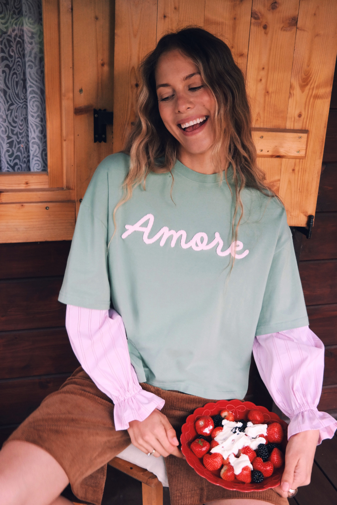 LONGSLEEVE AMORE ZIELONY