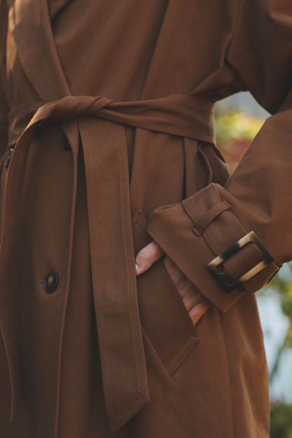 GAIA Walnut Trench Coat