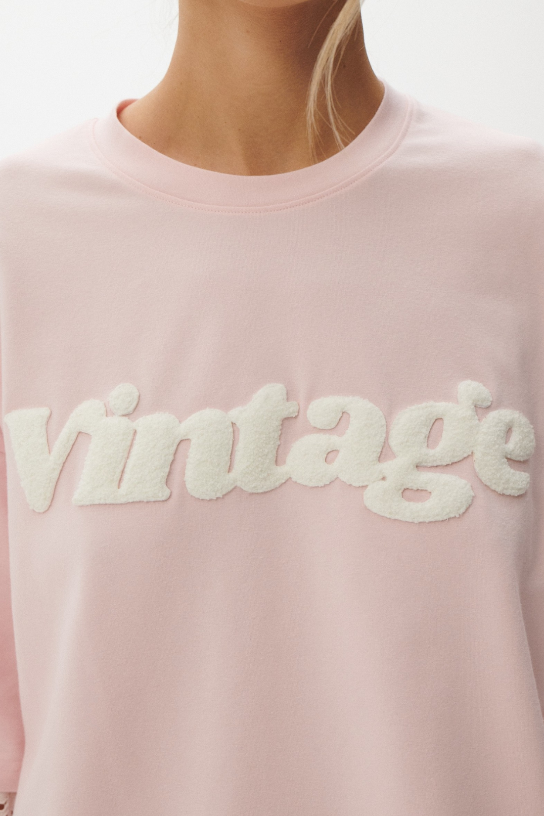 Vintage Longsleeve Pink with Lace