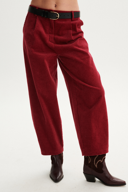SELVAGGIA RASPBERRY PANTS