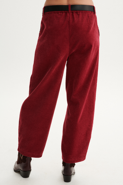 SELVAGGIA RASPBERRY PANTS