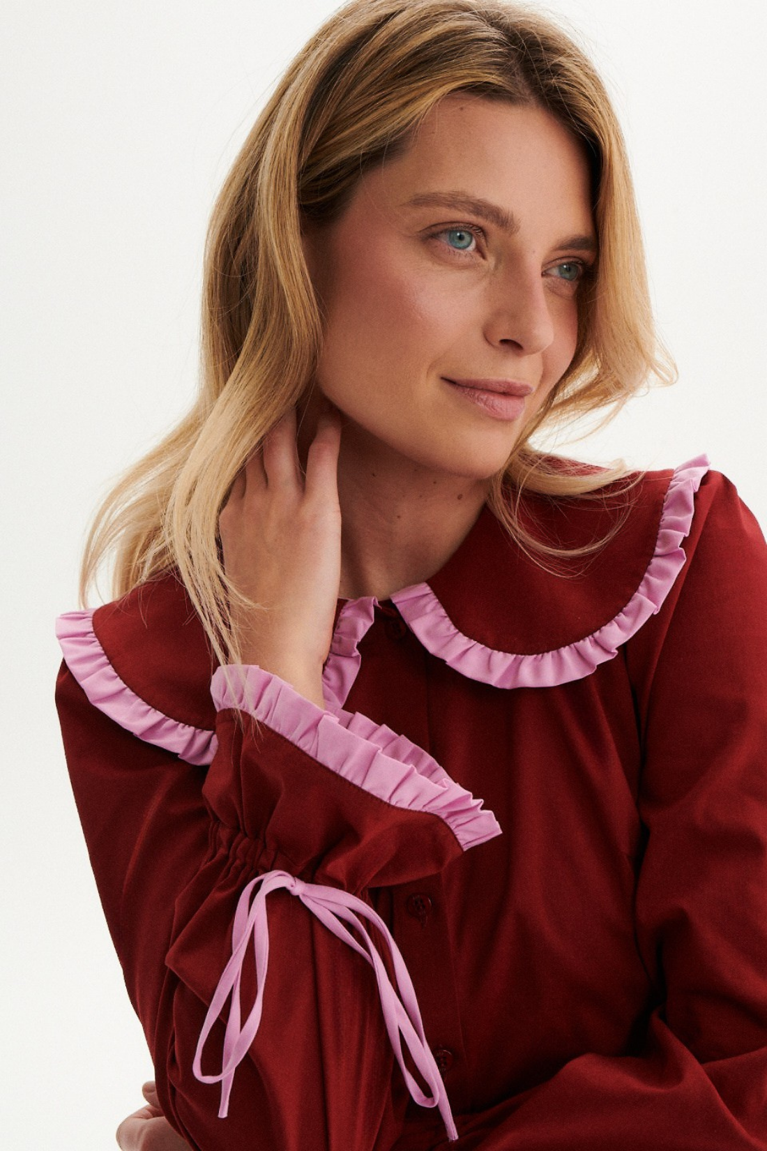 KOSZULA CLARA BORDO