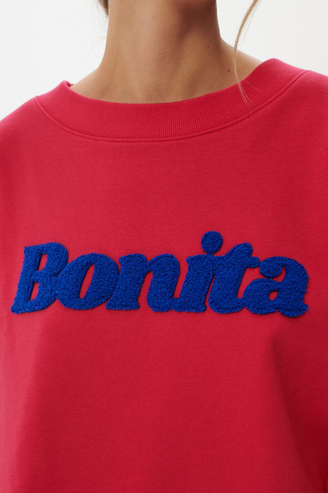 BONITA RASPBERRY SWEATSHIRT