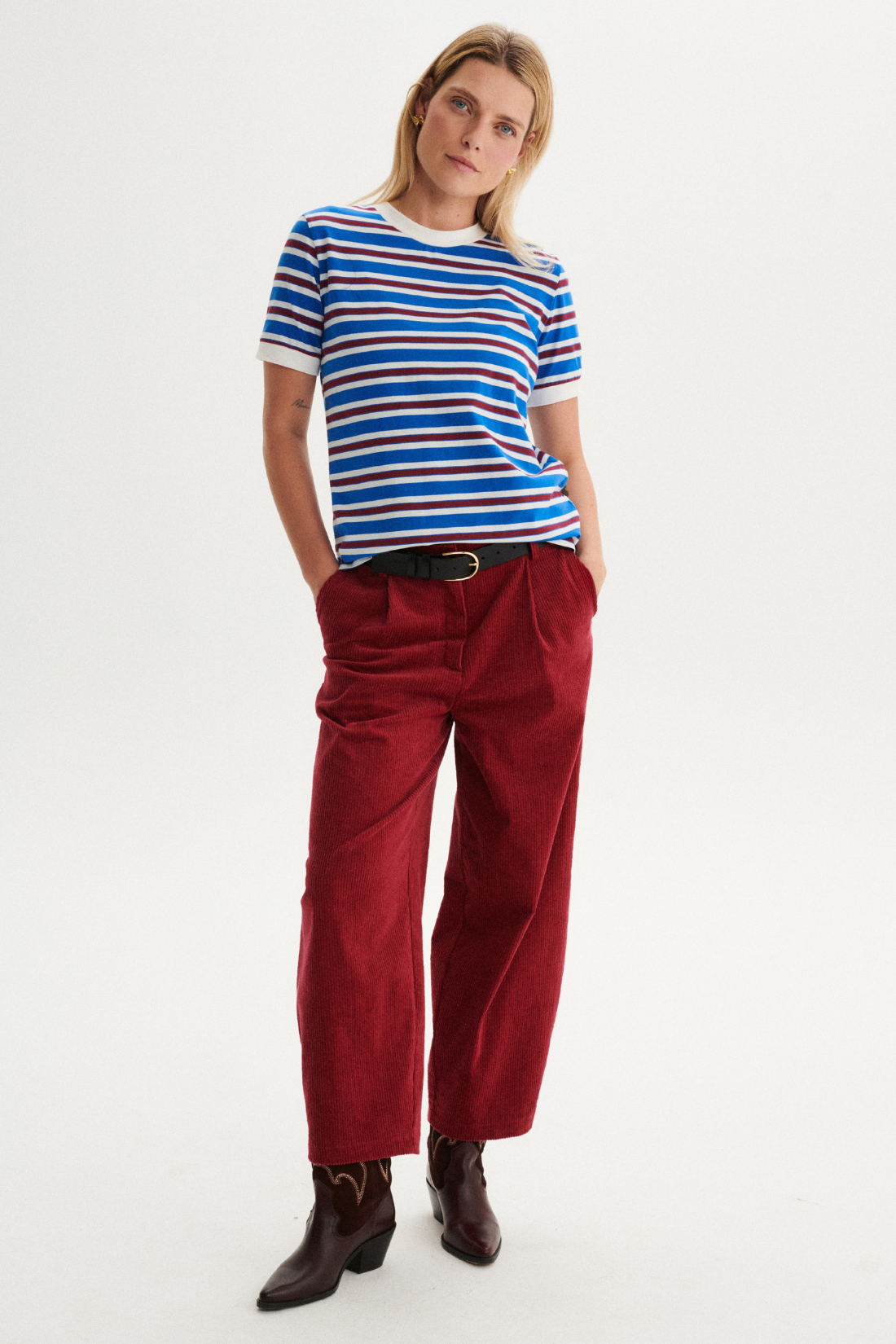 SELVAGGIA RASPBERRY PANTS