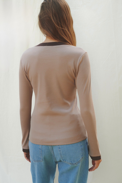 Longsleeve Felicita Mokka