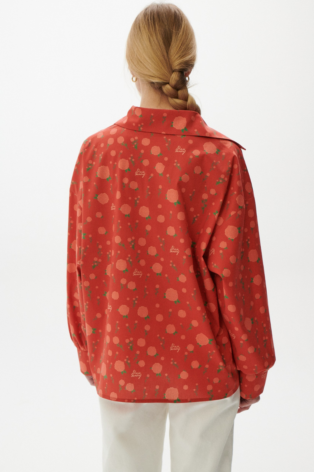 ROSALIA PRINT RED SHIRT