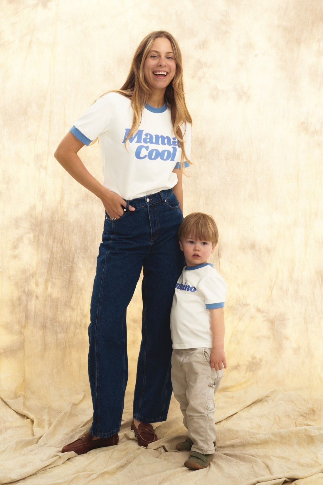 T-SHIRT BAMBINO ŚMIETANKOWY