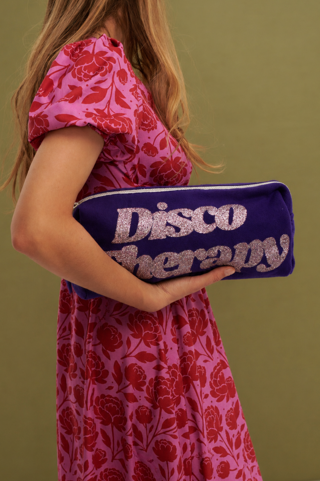 KOSMETYCZKA DISCO THERAPY FIOLETOWA