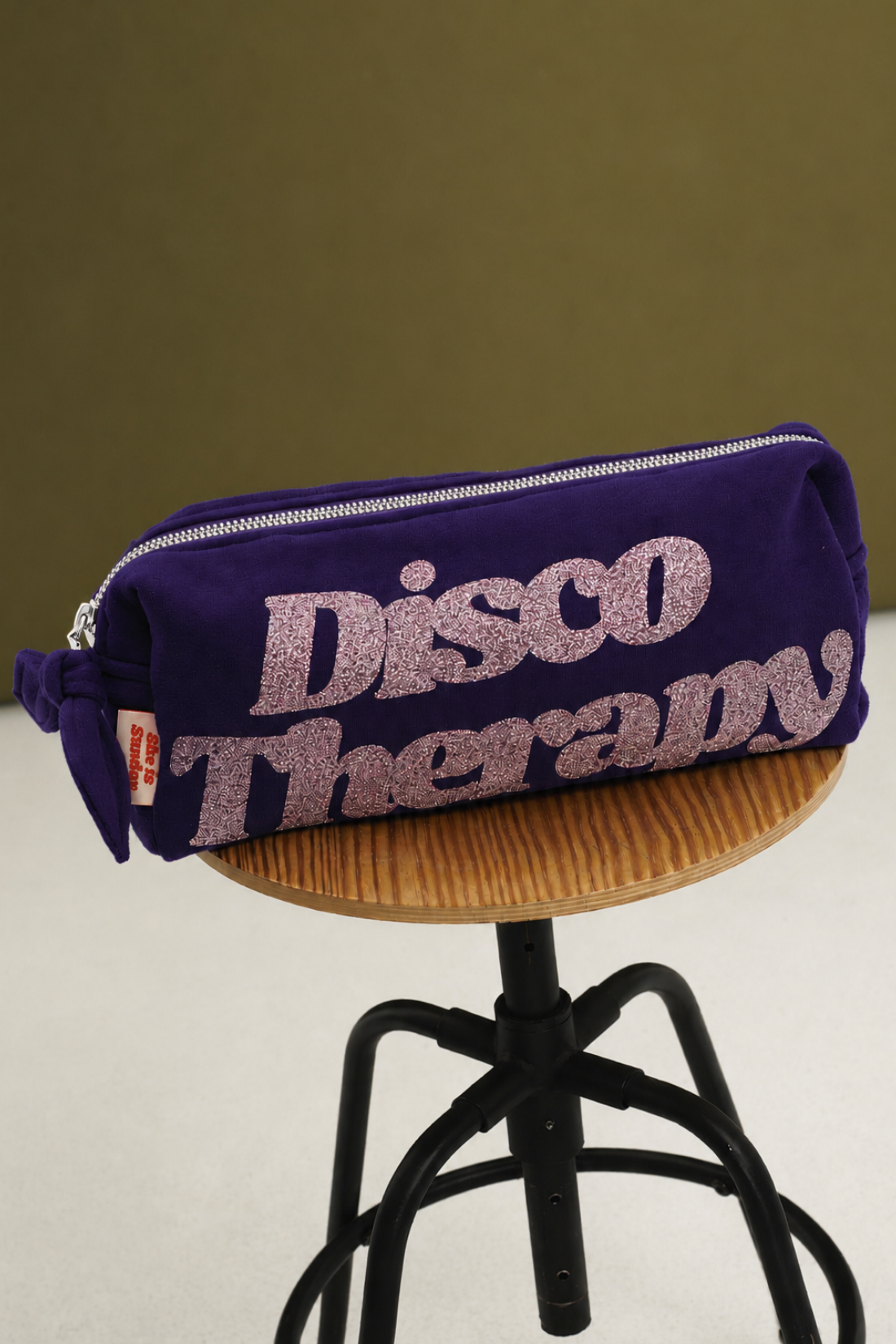 KOSMETYCZKA DISCO THERAPY FIOLETOWA