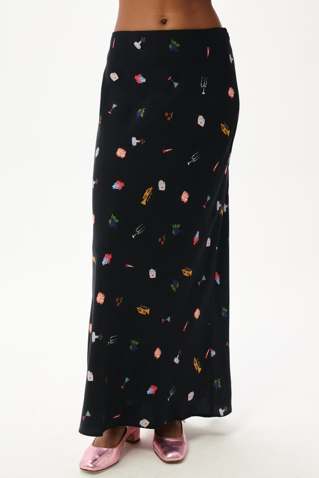 TUSCANY PARTY SKIRT BLACK