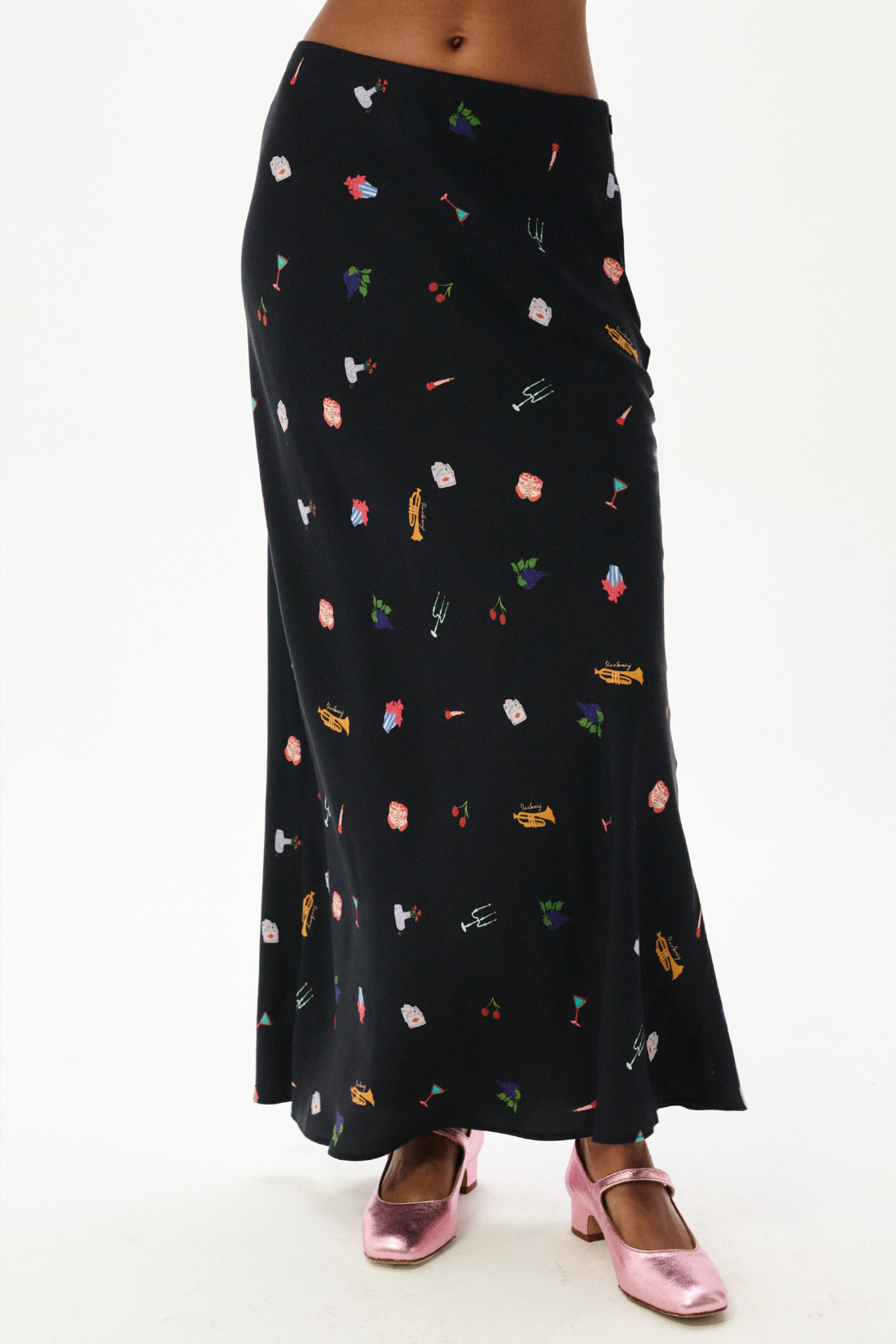 TUSCANY PARTY SKIRT BLACK