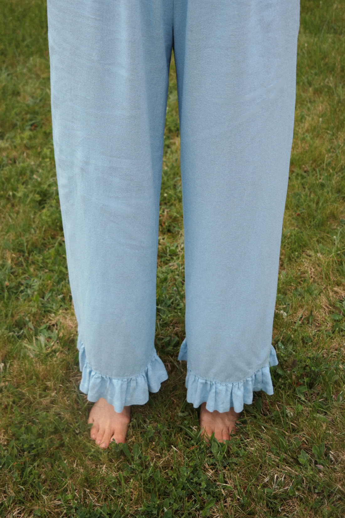 ESPERANZA RASPBERRY LINEN PANTS