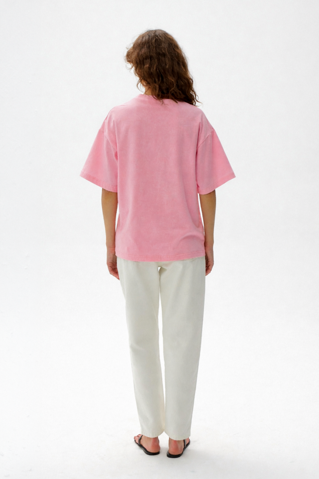 Eat Italian, Kiss French Vintage Pink T-shirt