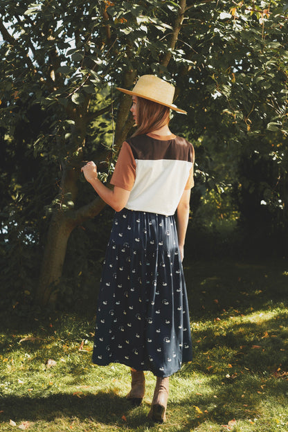 SELVA CIGNO BLUE SKIRT