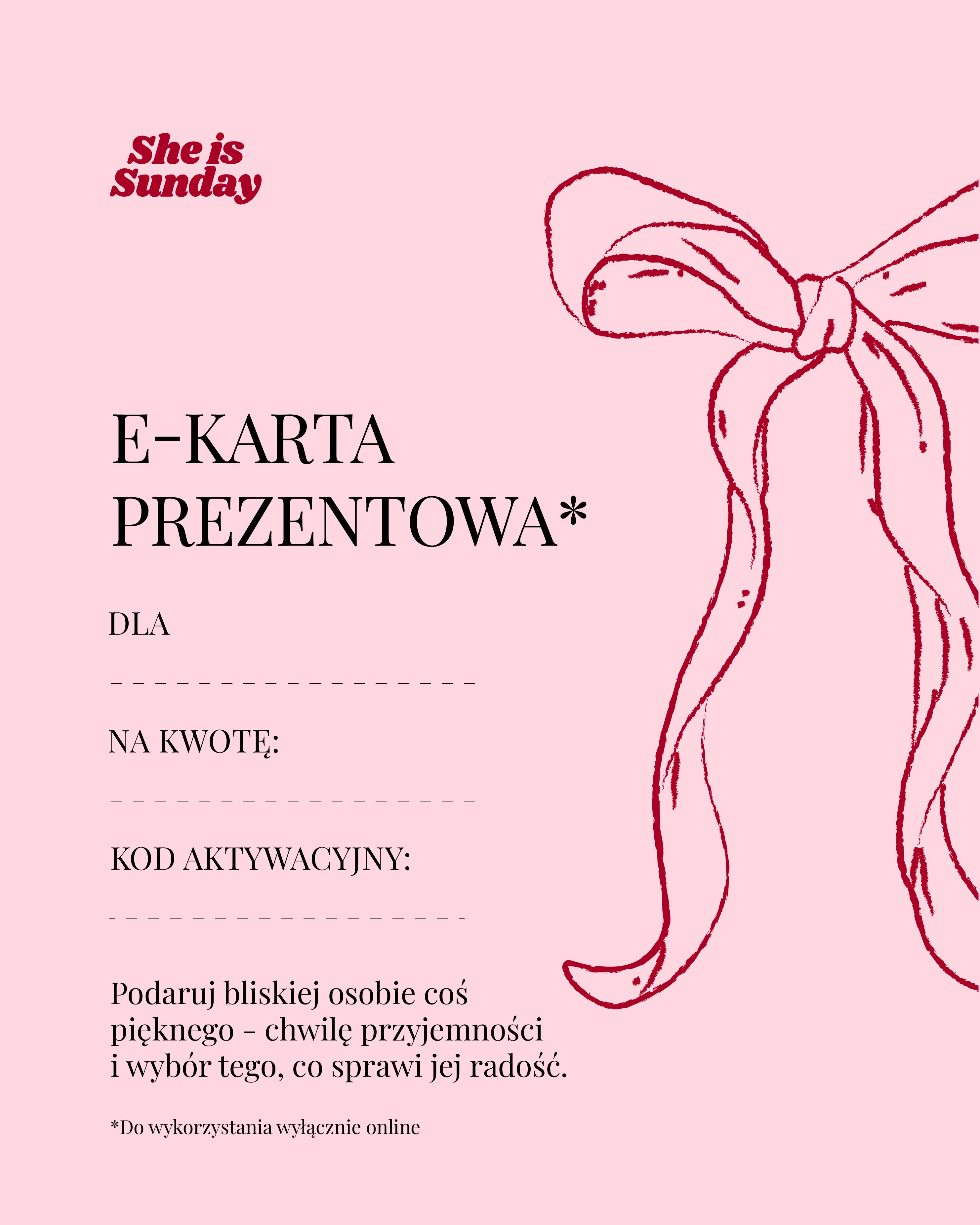 E-KARTA PODARUNKOWA