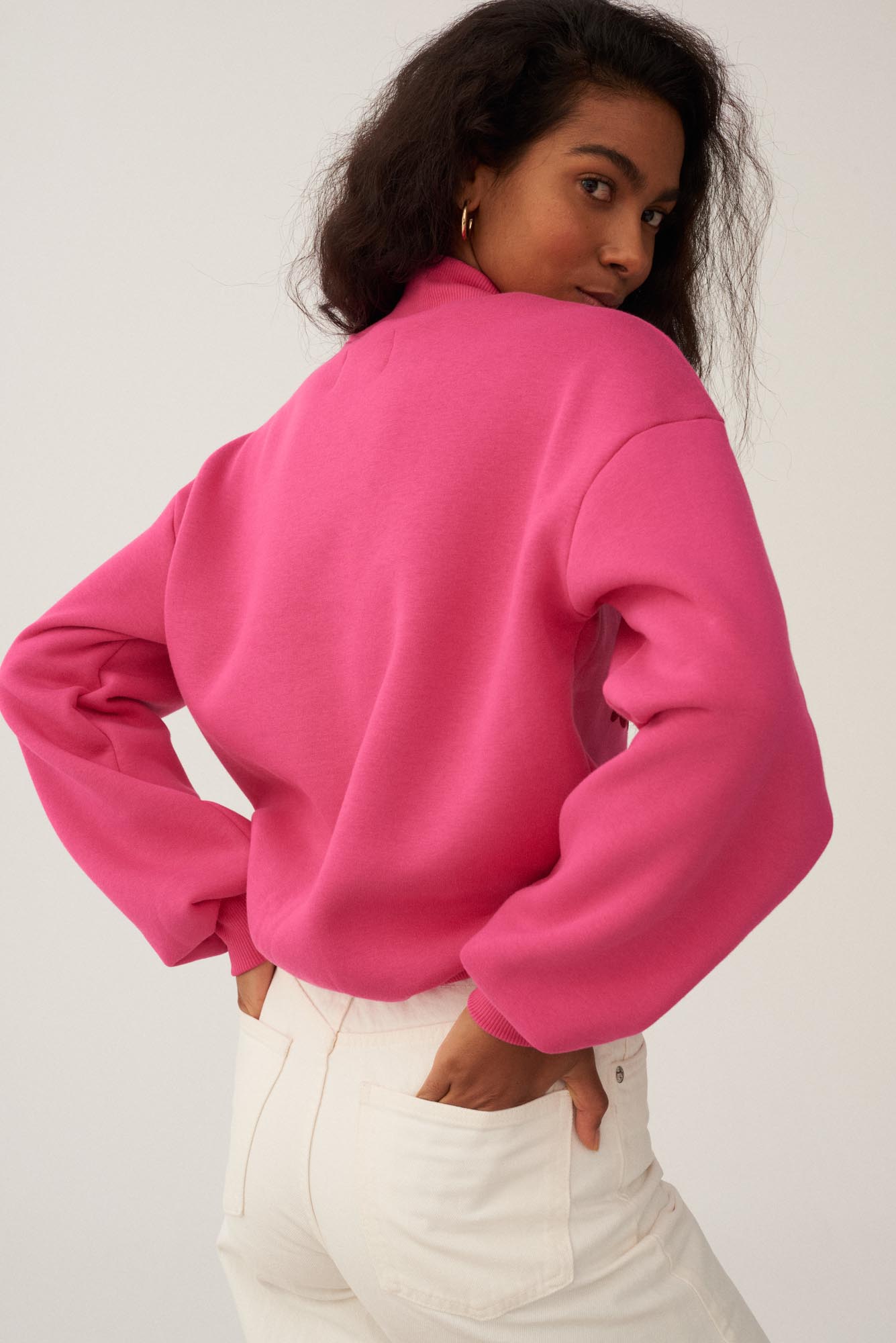 HOODIE SHE IS SUNDAY PINK