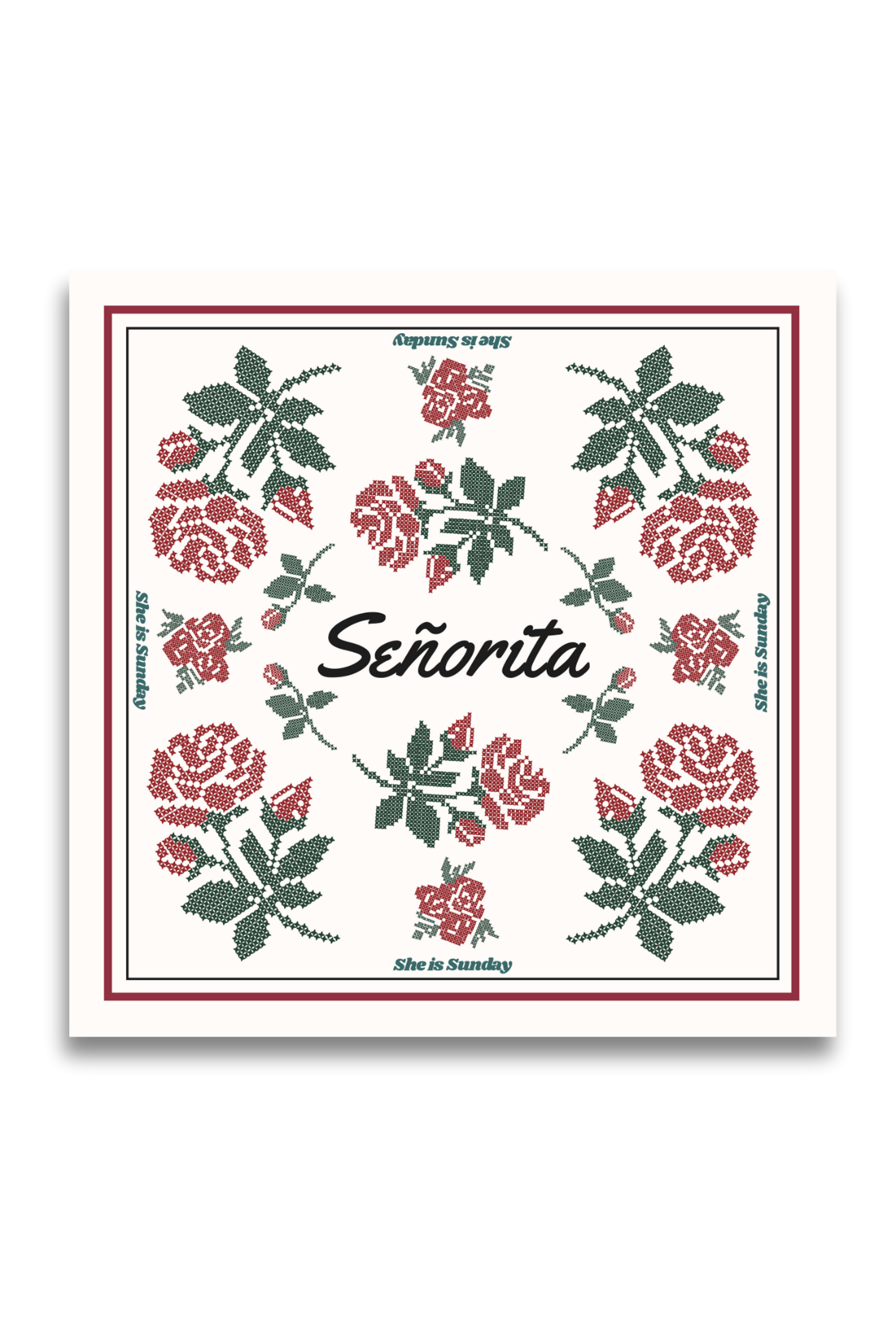Cotton Scarf Senorita