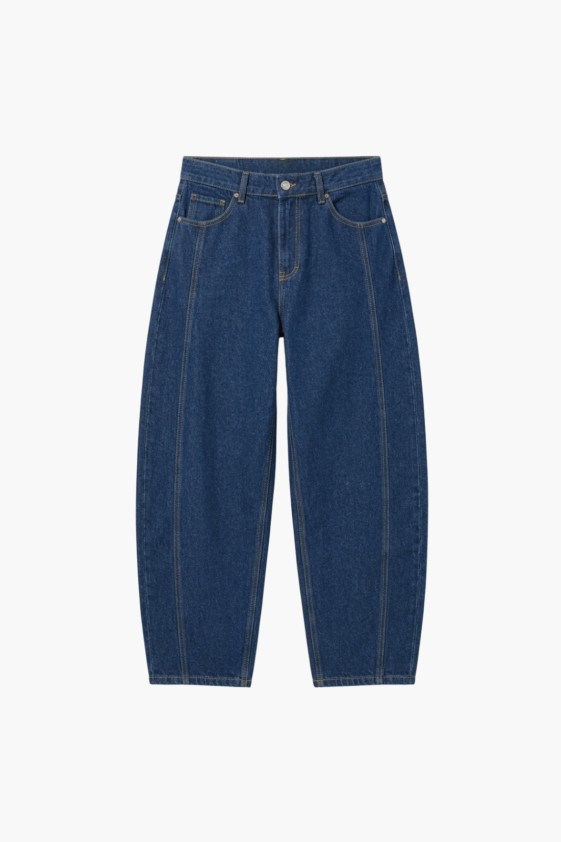 ELARA BARREL TALL JEANS DARK BLUE