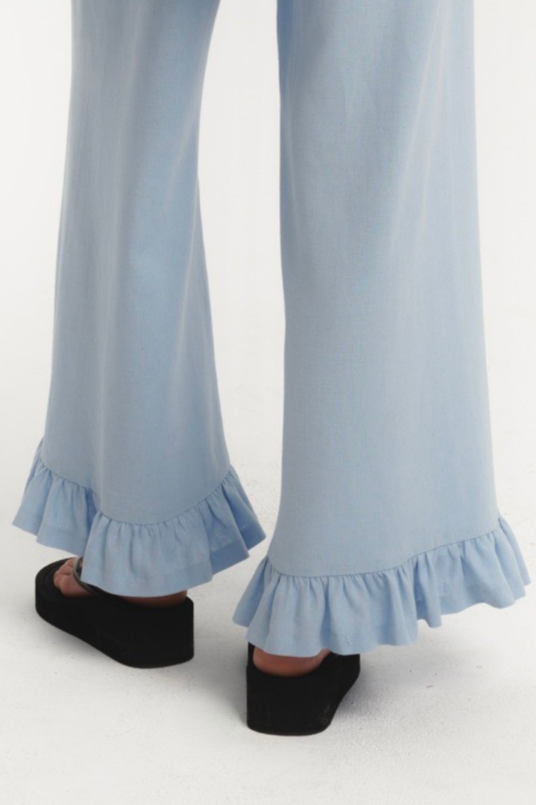 ESPERANZA RASPBERRY LINEN PANTS