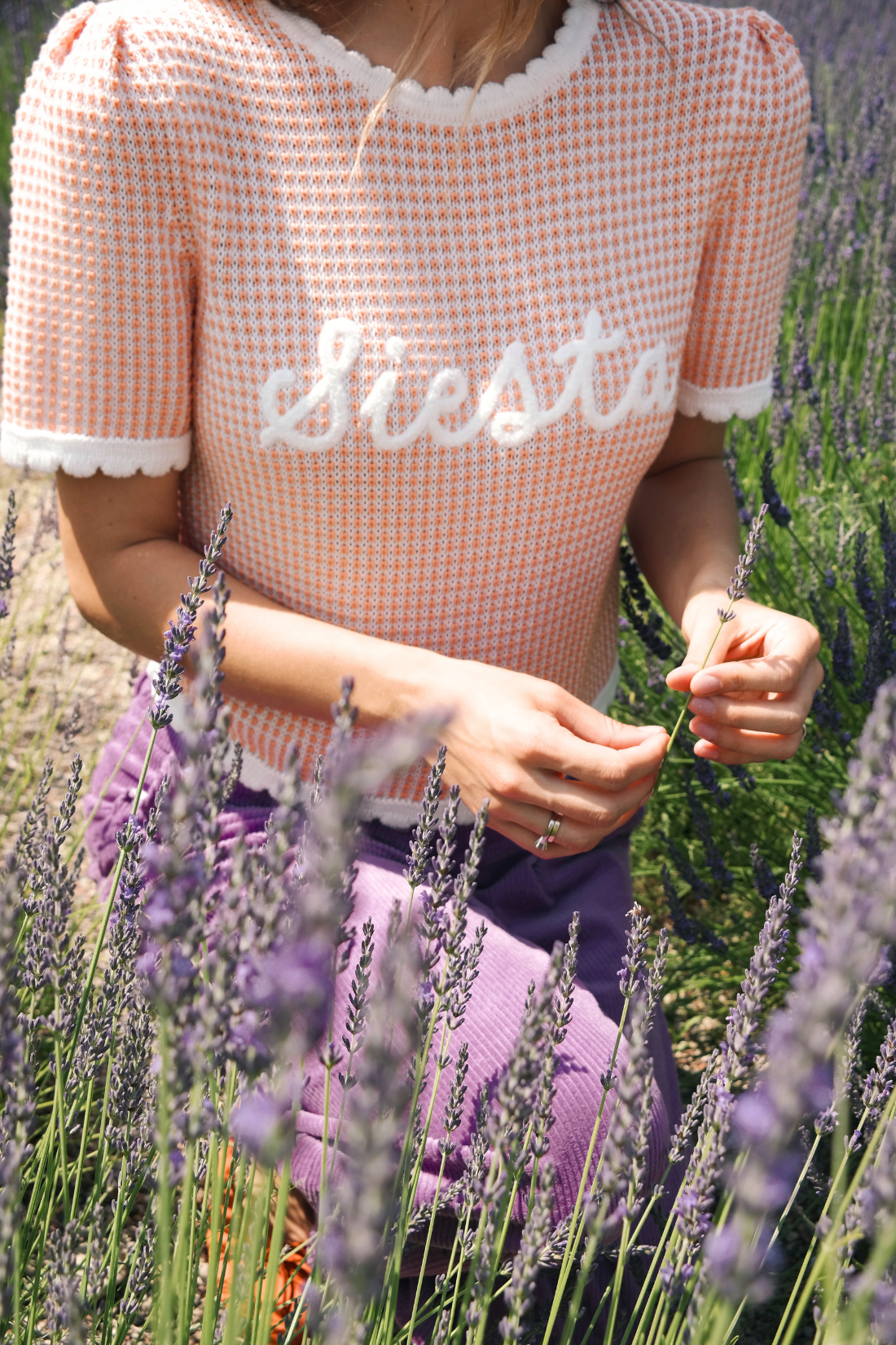 T-SHIRT FRIDA MORELOWO-BIAŁY Z BAWEŁNY ORGANICZNEJ