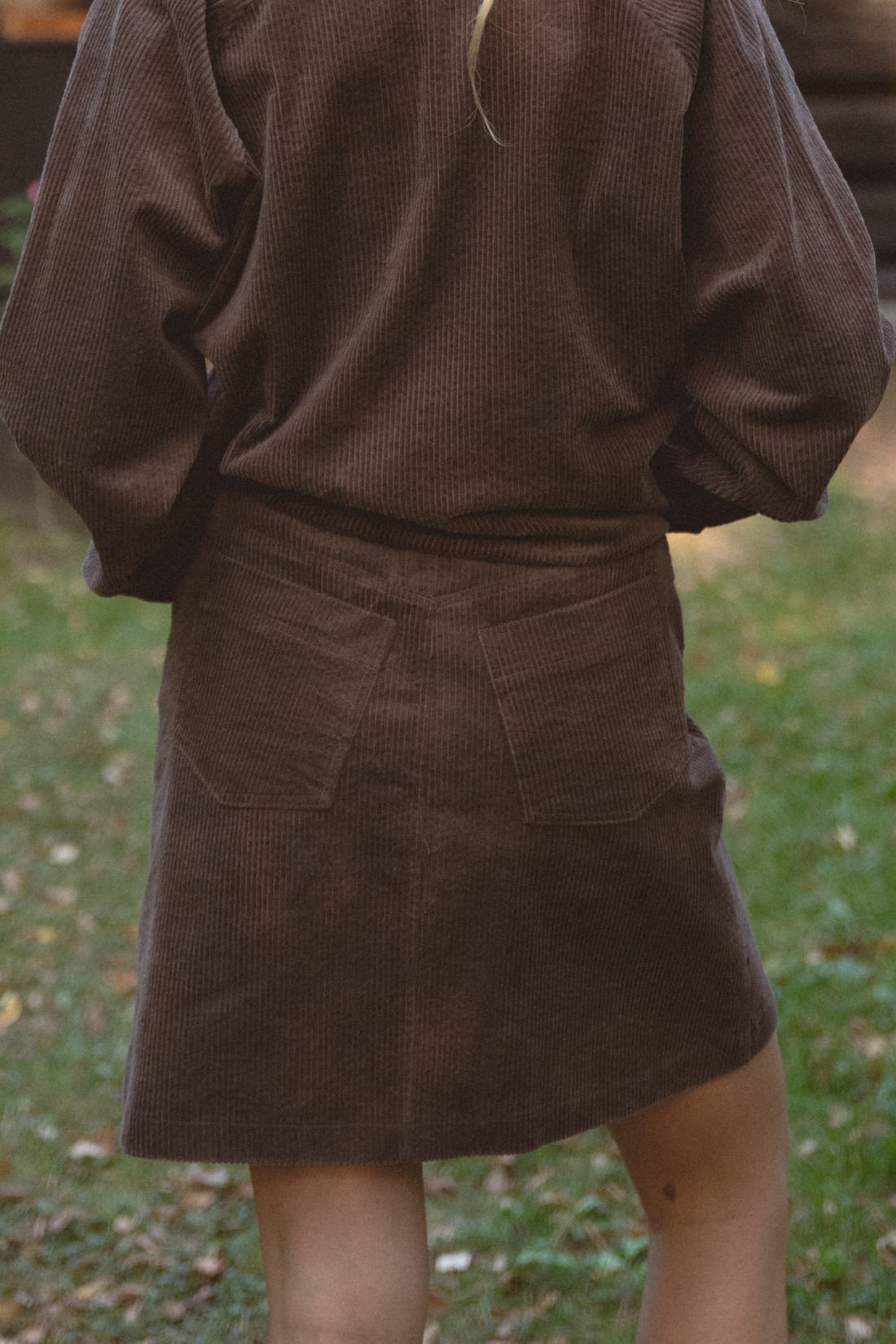 EVE Brown Corduroy Skirt