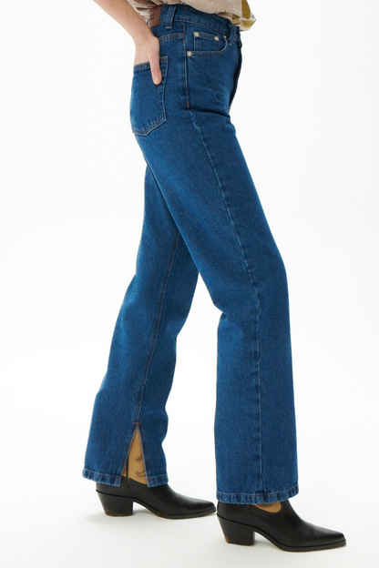 SPODNIE JEANSOWE ICONIC NIEBIESKIE - STANDARD