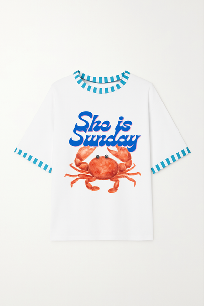 WHITE CRAB T-SHIRT - MEN