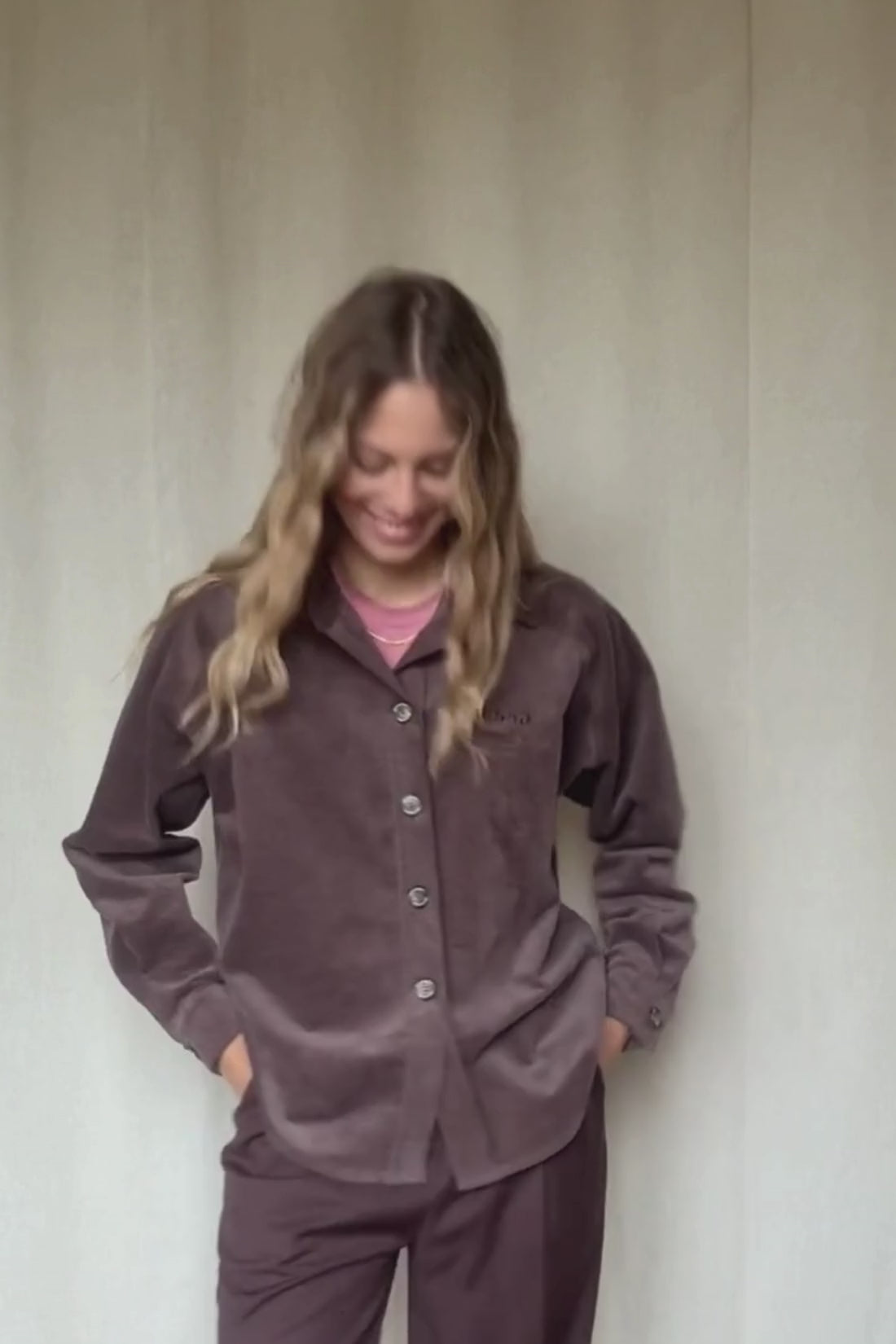 NORA CORDUROY JACKET BROWN