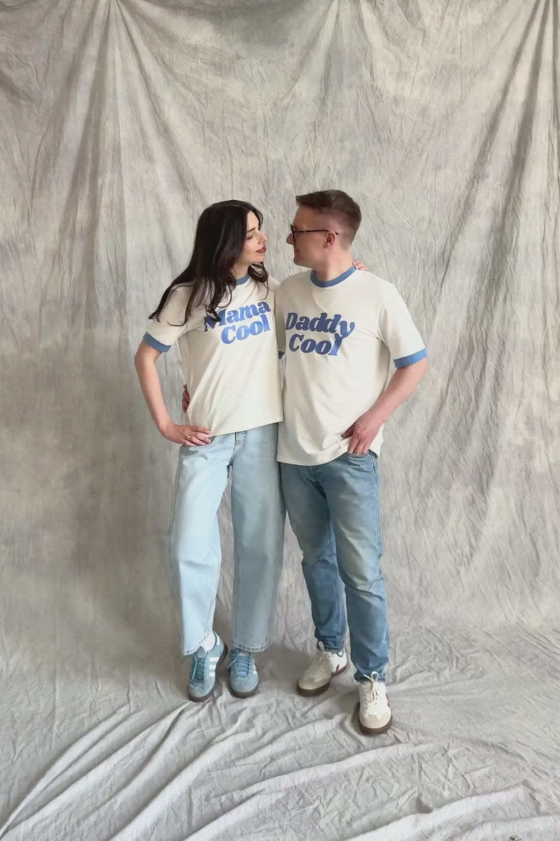T-SHIRT DADDY COOL ŚMIETANKOWY