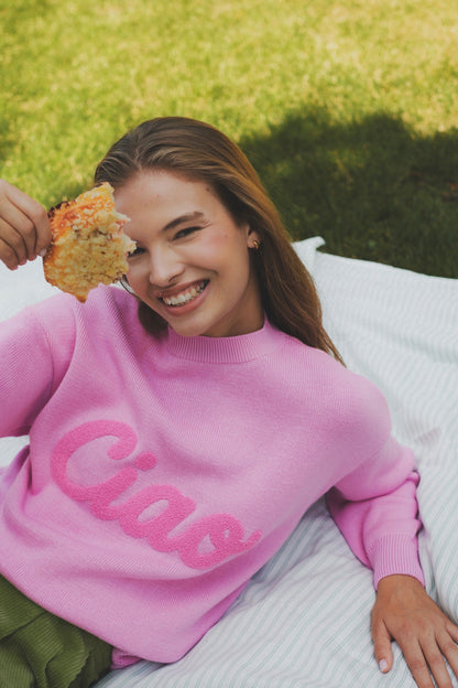 SADIE PINK SWEATER MADE OF ORGANIC COTTON